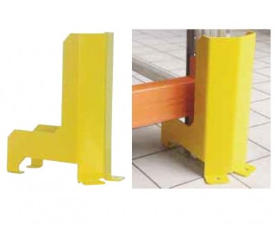 Sabot de protection LB 80 avec passage de lisse inférieure – Acier sans soudure – Hauteur 400/125 mm 1