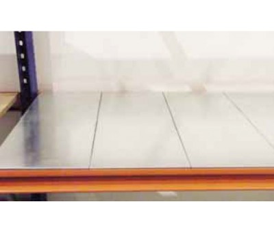 Plancher métallique en tôle pour rayonnage – Panneaux jointifs pleins ou ajourés pour charges lourdes - Image 1