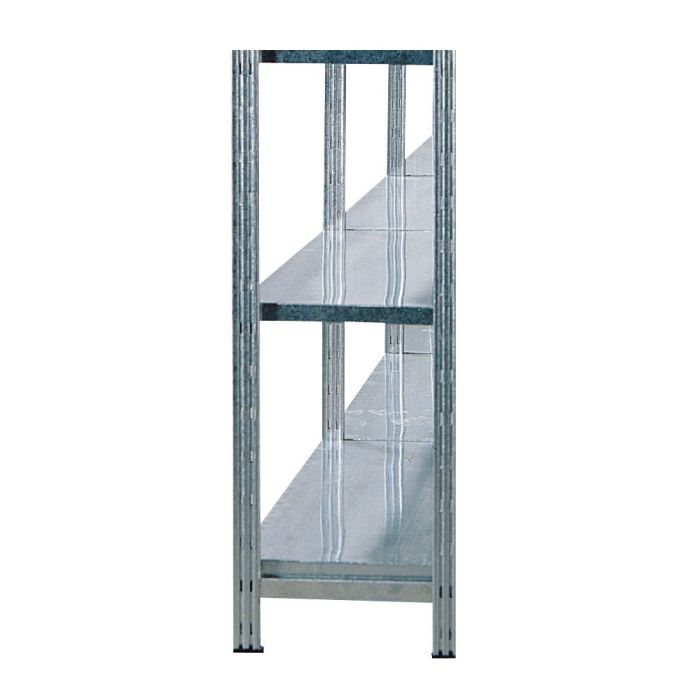 Echelle claire-voie pour rayonnage Galvatop – H.1000 x P.400 mm en acier galvanisé 1