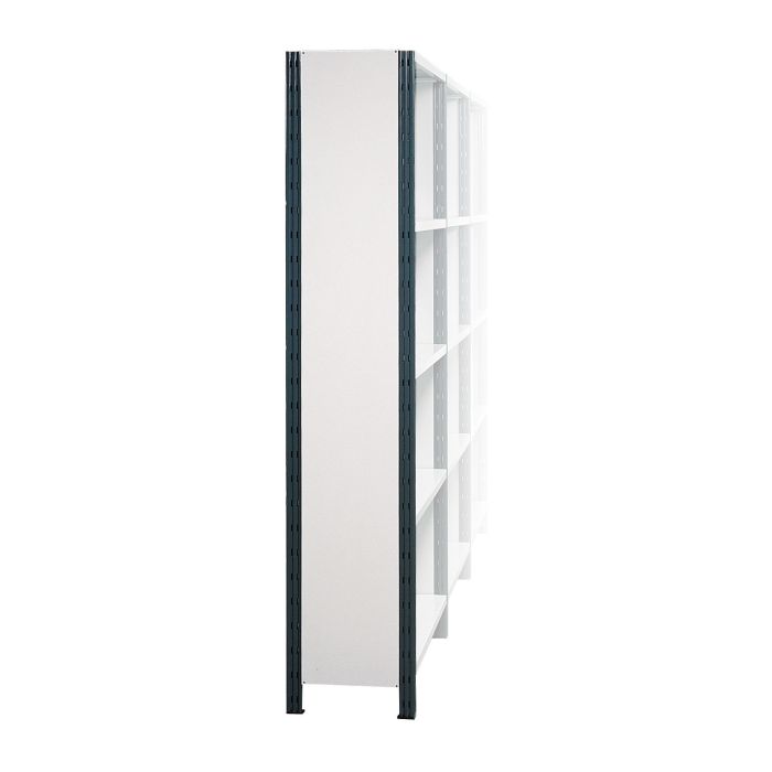 Echelle rayonnage Universel peint tôlée H.2250 x P.300 mm – Métallique, charge 4000 kg, finition noir anthracite 1