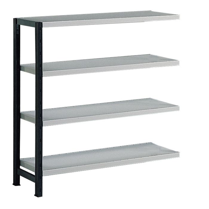 Kit comptoir suivant rayonnage Universel claire-voie – H.1000 x L.1000 x P.500 mm – 4 tablettes réglables 1