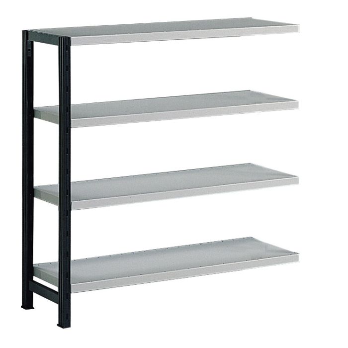 Kit comptoir suivant rayonnage Universel claire-voie – H.1000 x L.1000 x P.600 mm – 4 tablettes réglables 1