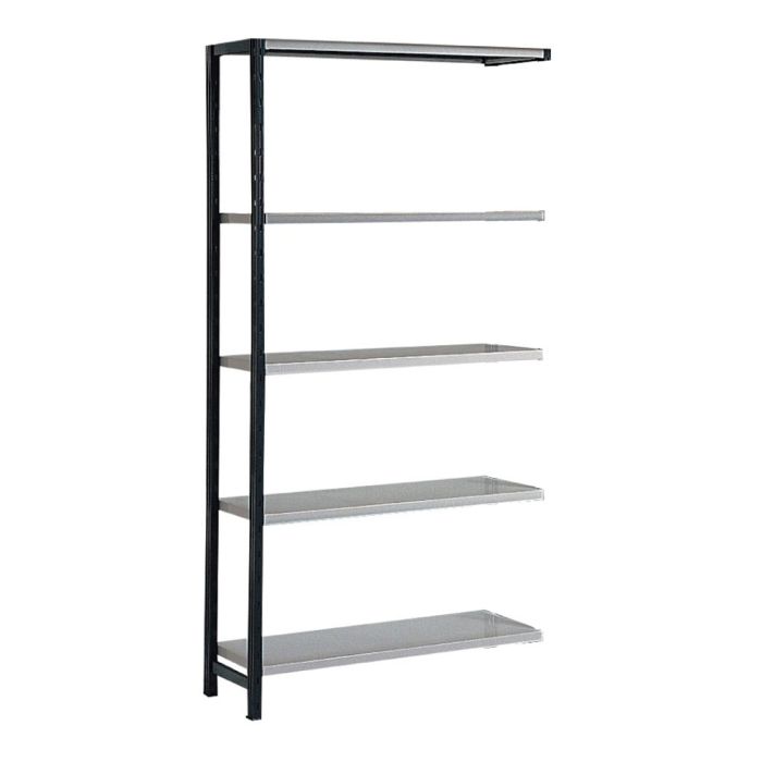 Rayonnage Universel peint claire voie – Hauteur 1650 mm – 6 tablettes – Charge 100 kg par tablette 1