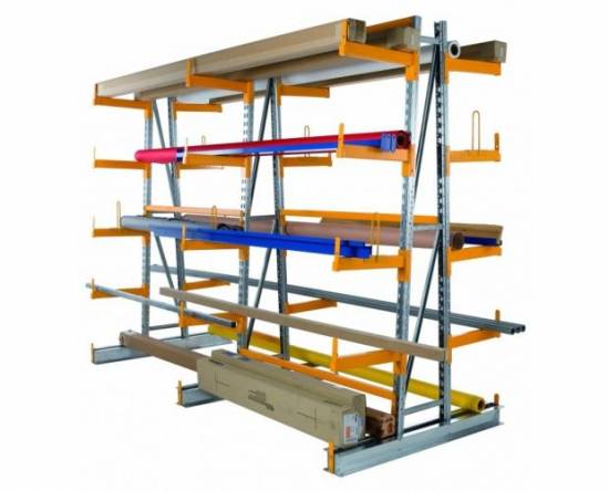 Rayonnage Cantilever Horizontal simple face 4 bras – Profondeur 400mm – Capacité 200KG/hauteur – Réf. 310979000 1