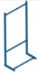 Stockeur Fixe HT – 1810 mm x 900 mm x 355 mm – Charge par bras 20 Kg – Référence RYGD0111D 1