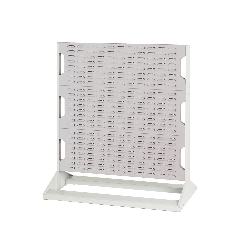 Rack à bacs fixe double face 16917120 – 6 panneaux – 1000x550x1125 mm – RAL 7035 1