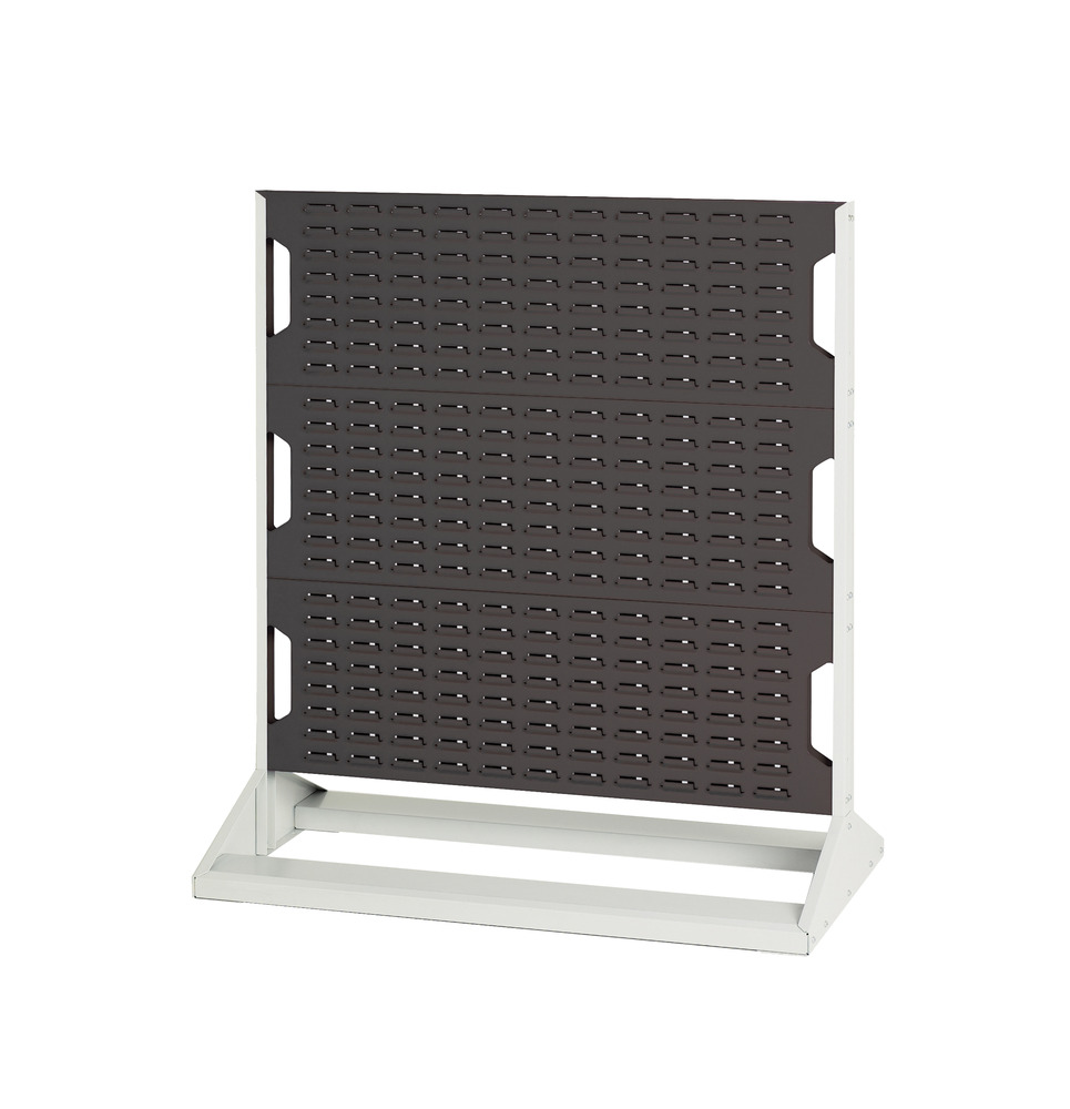 Rack à Bacs Fixe Double Face – 6 Panneaux – 1000x550x1125 mm – Acier – RAL 7035/7016 - Image 1