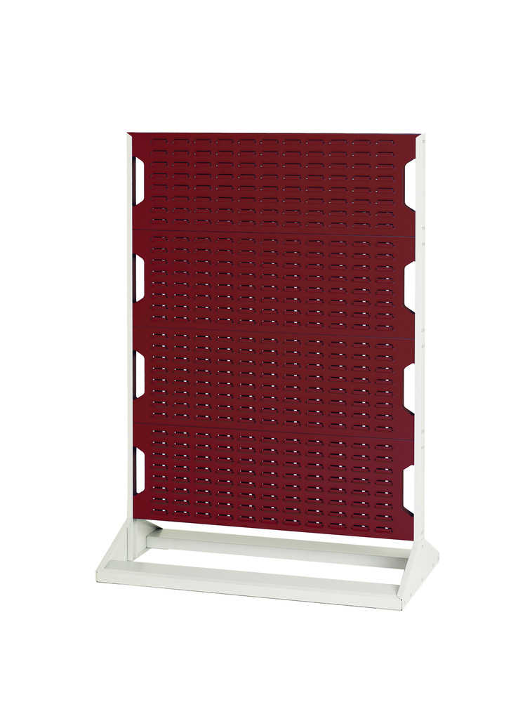Rack à Bacs Fixe Double Face – 8 Panneaux – 1000x550x1450 mm – RAL 7035/3004 – Réf. 16917121.24V - Image 1