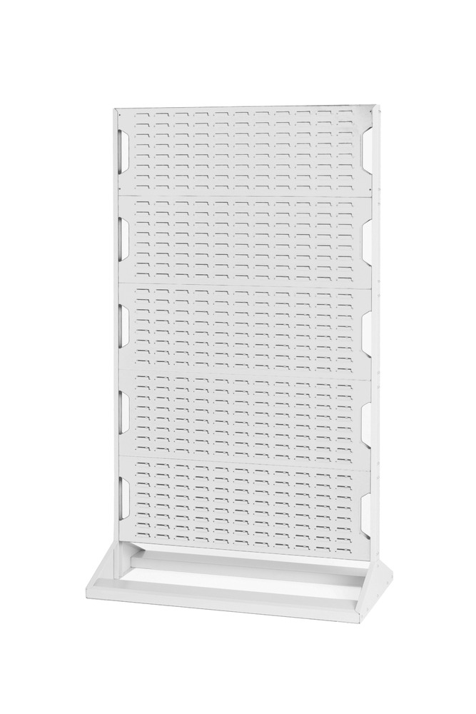 Rack à Bacs Fixe Simple Face – 5 Panneaux – 1000x550x1775 mm – RAL 7035 – Réf. 16917127.16V - Image 1