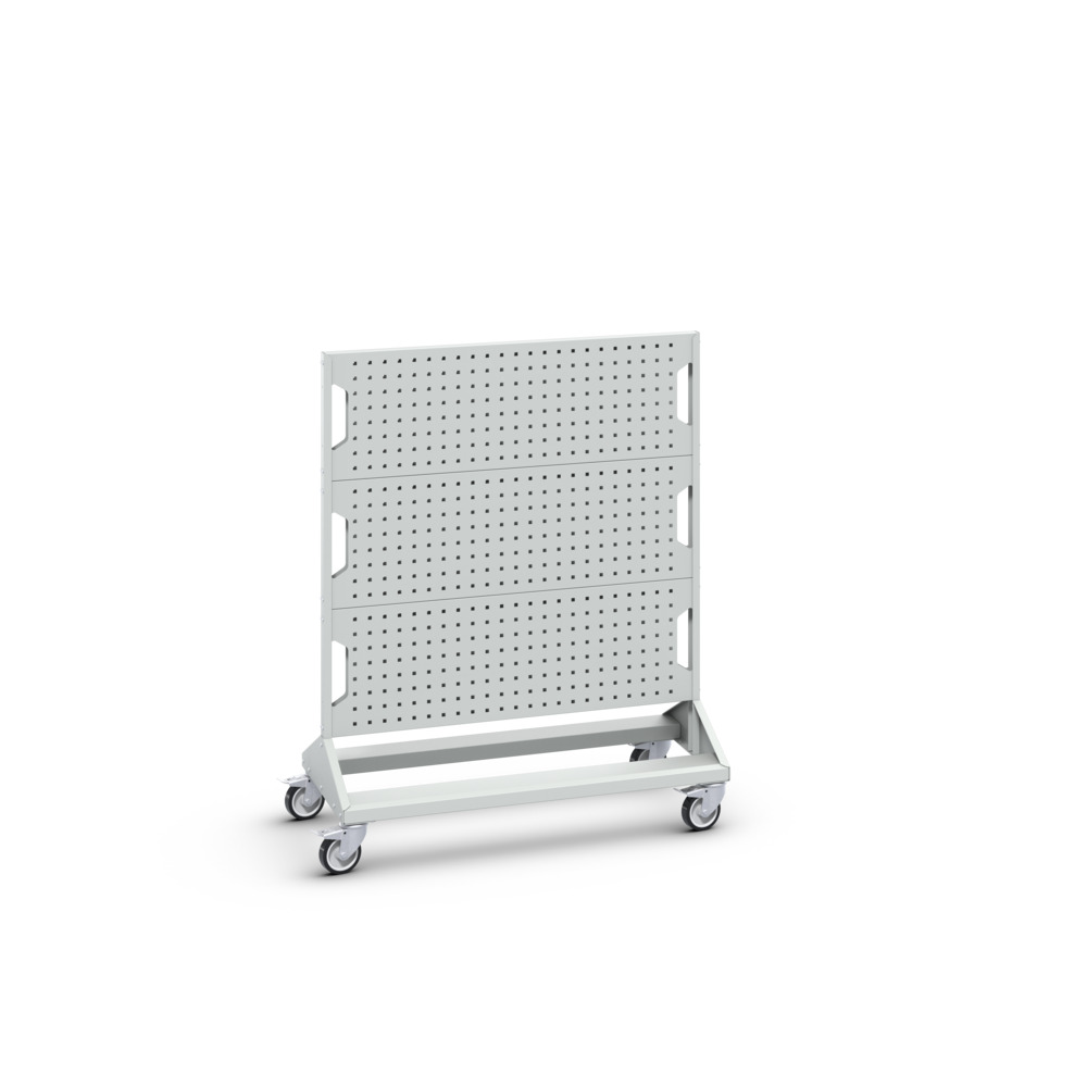 Perfo rack mobile double face – 6 panneaux – 1000x550x1250 mm – RAL 7035 – 16917160.16V 1