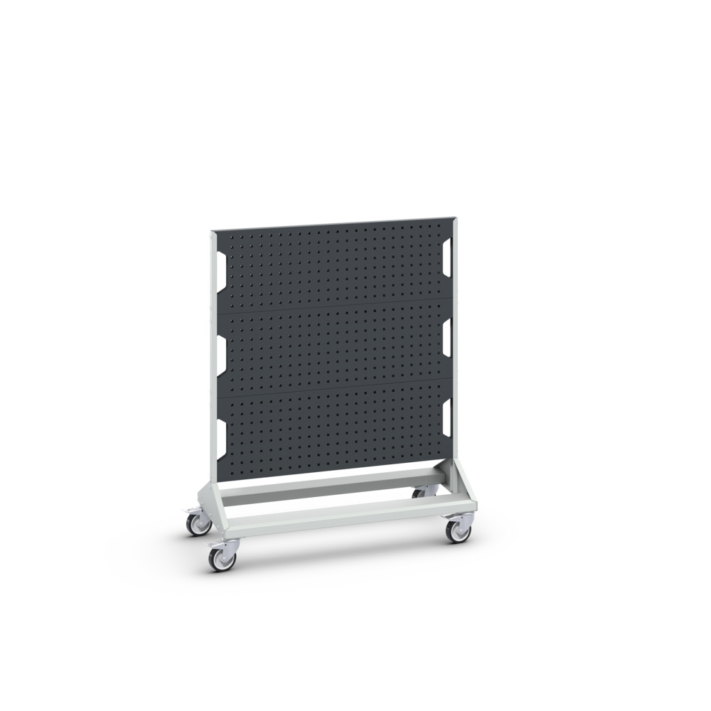 Rack Perfo Mobile Double Face – 6 panneaux – 1000x550x1250 mm – Acier - Image 1