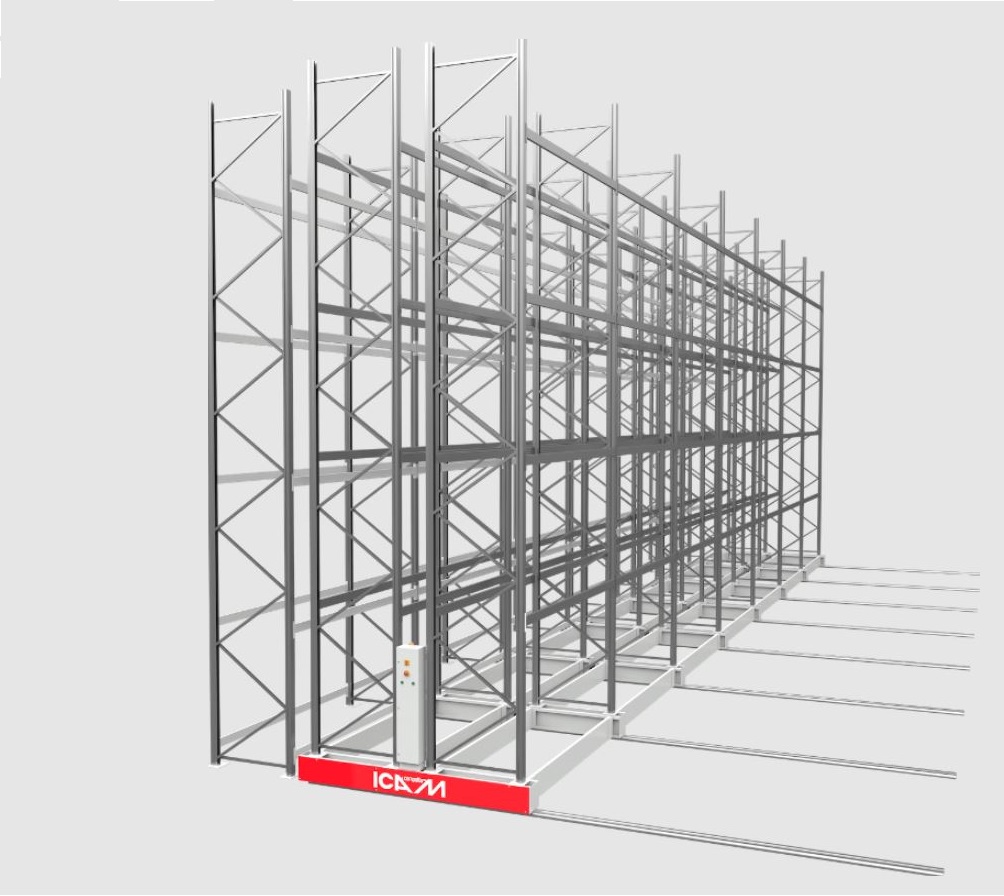 Palettier mobile COMPATTA CARGO pour stockage compact – jusqu&rsquo;à 80% de capacité supplémentaire 1