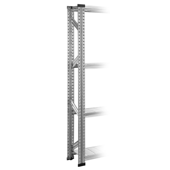 Echelle de rayonnage Galvastar galvanisée – H.1708 x P.600 mm – Modèle claire-voie – Charge maxi 1500 kg 1