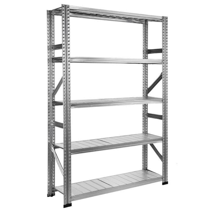 Rayonnage Galvastar L.1350 x P.600 mm – 5 niveaux – Charge 180 kg par niveau – Kit départ 1