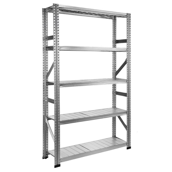 Rayonnage métallique Galvastar kit départ L.1050 x P.600 mm – 5 niveaux – Charge 155 kg/niveau 1
