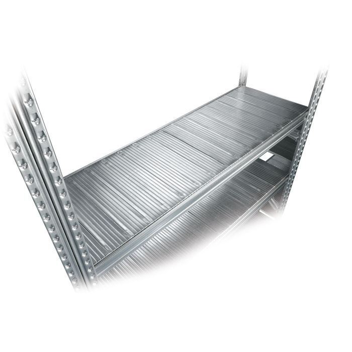 Tablette de rayonnage métallique Galvastar L.1350 x P.600 mm – Charge maxi 180 kg 1