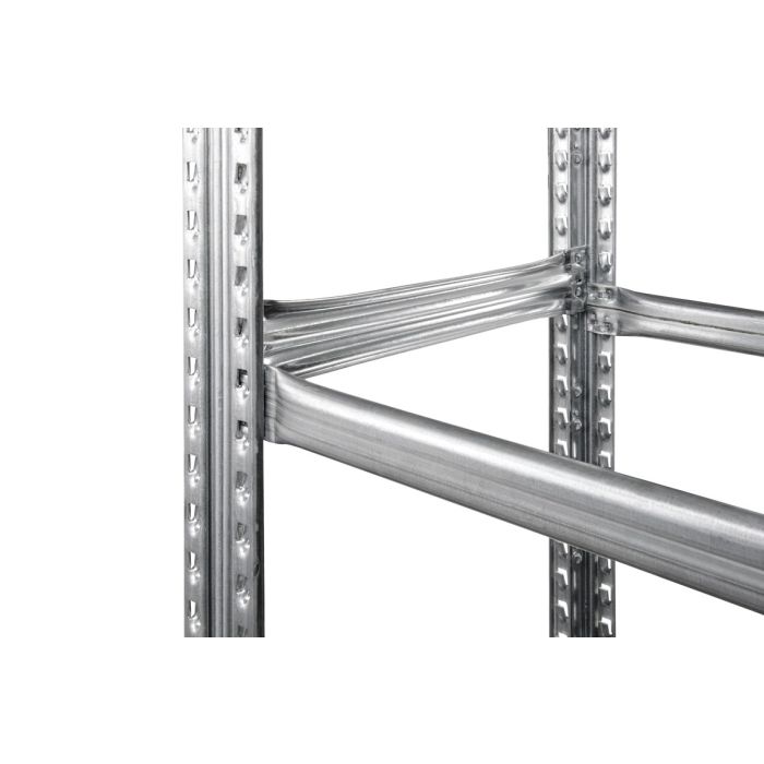 Rayonnage porte pneus kit 3 niveaux P.400 – charge 120 kg par niveau – finition galvanisée 2