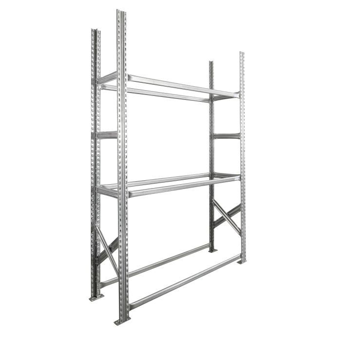 Rayonnage porte pneus 3 niveaux P.500 – Rack de stockage pneus 120 kg par niveau, réglable, galvanisé - Image 3