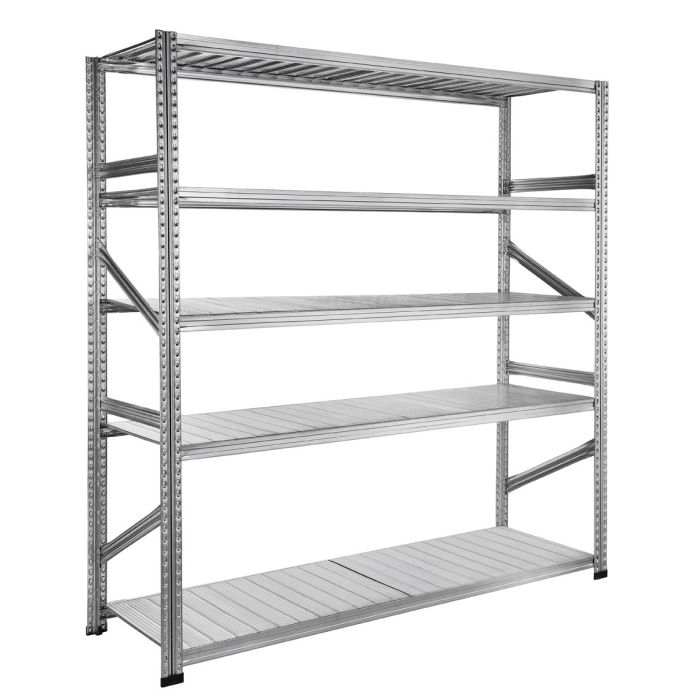 Rayonnage Galvastar L.1500 x P.400 x H.2500 mm – Kit départ 5 niveaux – Charge 205 kg par niveau 1
