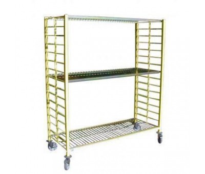 Rayonnage en fil d&rsquo;acier zingué – Rayonnage de magasin modulaire de 2 à 7 niveaux – Référence ECHELLE.A 1