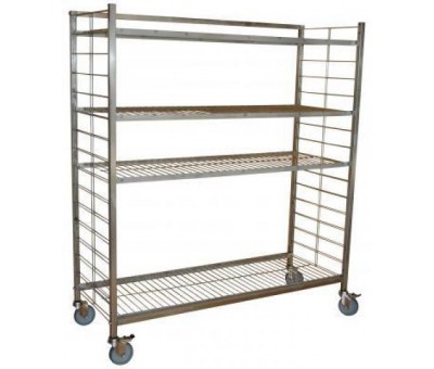 Rayonnage en fil d&rsquo;acier zingué – Rayonnage de magasin modulaire de 2 à 7 niveaux – Référence ECHELLE.A 3