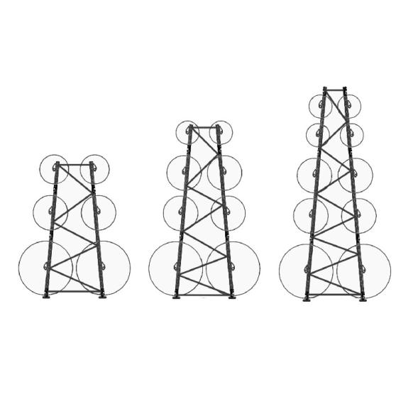 Rack à tourets dynamique modulaire CABLERACK® – simple ou double face, 4 hauteurs de 2400 à 5500 mm - Image 4