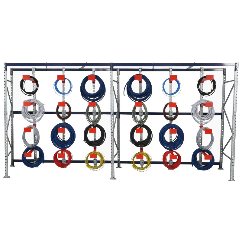 Rack cantilever modulaire CABLERACK® COURONNES pour couronnes de câbles – Hauteur 2050 mm, Profondeur 600 mm 3