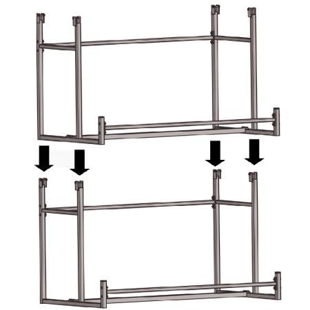 Rack distributeur de couronnes et bobines modulaire BOBI® – Système de stockage et déroulement configurable 3