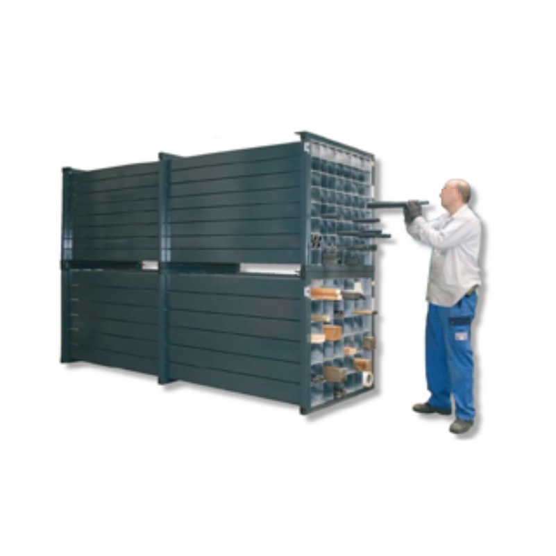 Modules de stockage en nid d&rsquo;abeille pour produits longs – 16 à 64 cases – profondeur 3 ou 6 m – SEGEMA - Image 4