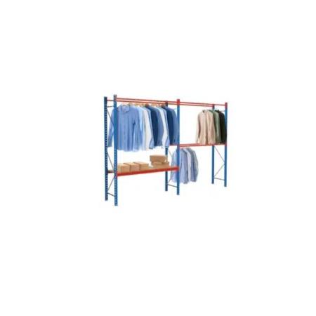 Rayonnage à vêtements modulaire PROFILCASE – économique – mi-lourd – capacité 4500 kg – dimensions sur mesure - Image 1