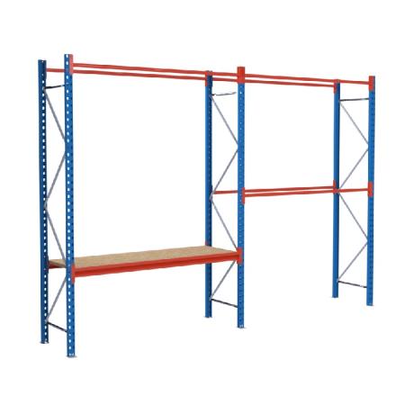 Rayonnage à vêtements modulaire PROFILCASE – économique – mi-lourd – capacité 4500 kg – dimensions sur mesure - Image 3