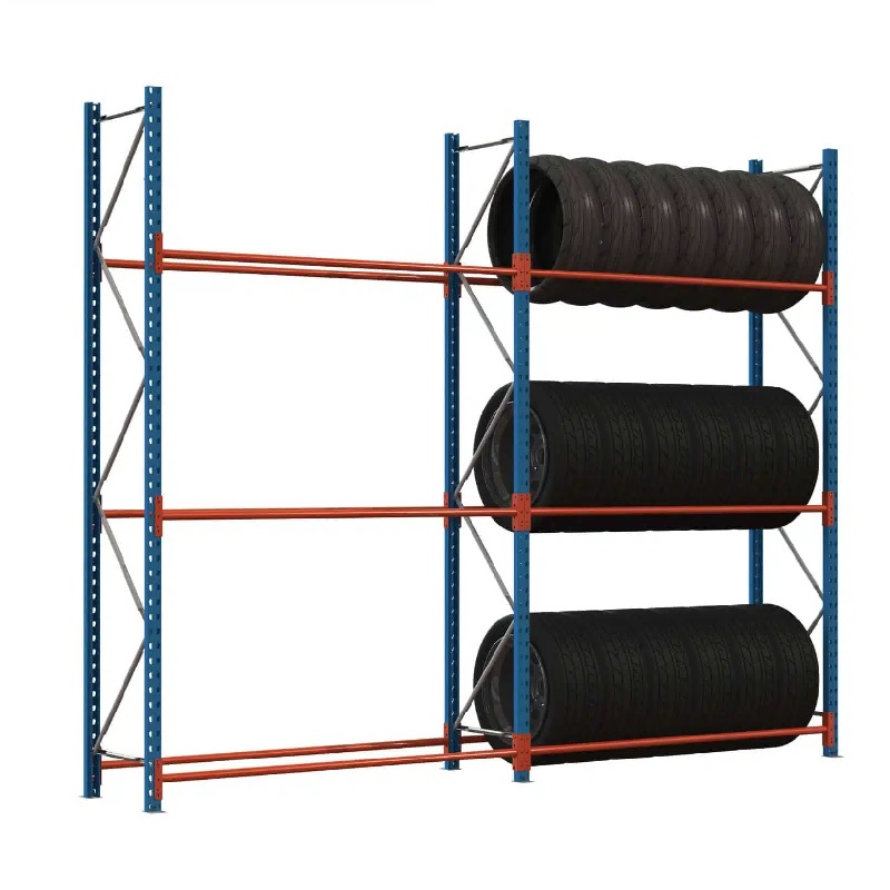 Rayonnage à pneus mi-lourd PROFILCASE – haute sécurité, modulable, capacité 130 à 200 kg par niveau 2