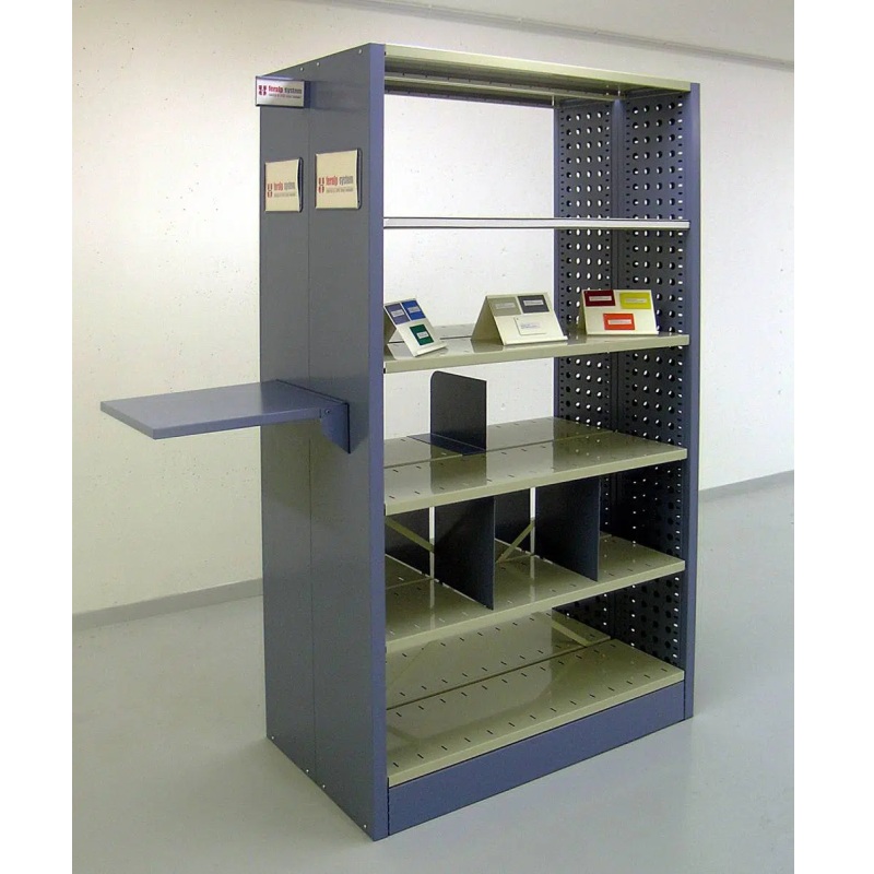 Rayonnage métallique modulaire PROFIL-B – Bibliothèques Archives – Fabriqué en France – Capacité 60 à 173 kg 1