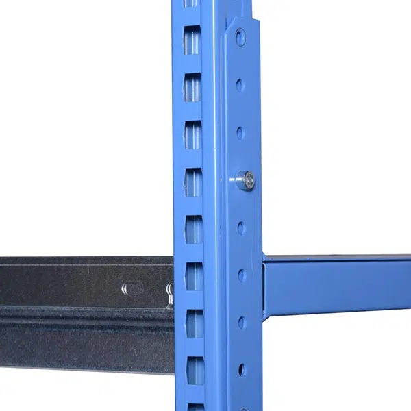 Rayonnage mi-lourd à tablettes HERCULE 2 – Charges volumineuses, 1300 kg par échelle, 90 à 220 kg par tablette 3
