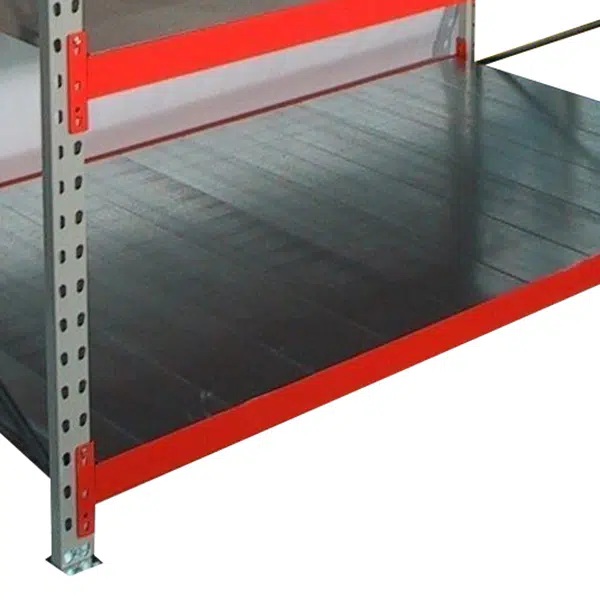 Rack de stockage mi-lourd modulaire PROFILCASE – 1400 kg / niveau, acier profilé 6 plis 4