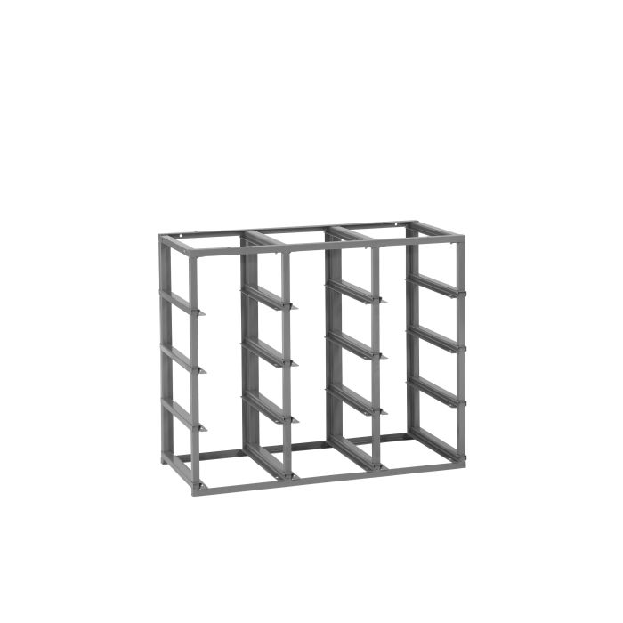 Bâti vide pour rack de rangement 12 postes 27/28 litres – Rayonnage pour bacs 1