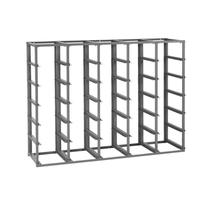Bâti vide pour rack de rangement 30 postes 27/28 litres – Rayonnage de stockage 1