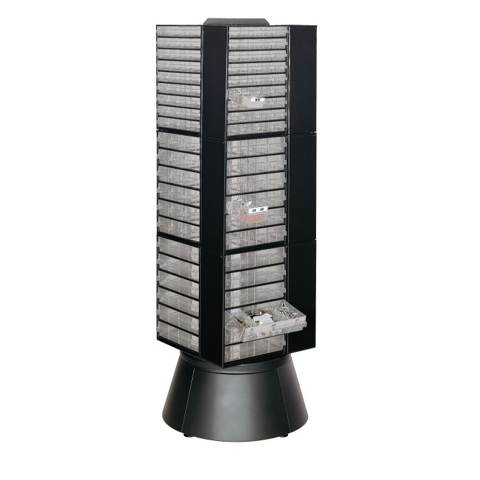 Stand rotatif vide pour bloc tiroir métallique – Compatible série 150, charge 400 kg, H 1600 mm 1