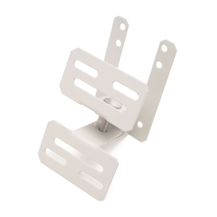 Support Pivorack seul – pour rayonnages – pivote à 120° – livré avec vis de fixation – gris clair 1