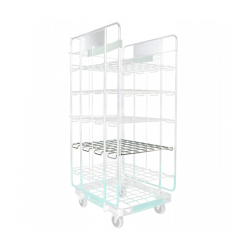 Étagère métallique pour roll conteneur en location – 740×680 mm – Capacité 100 kg – Réf. 45VR1127 1