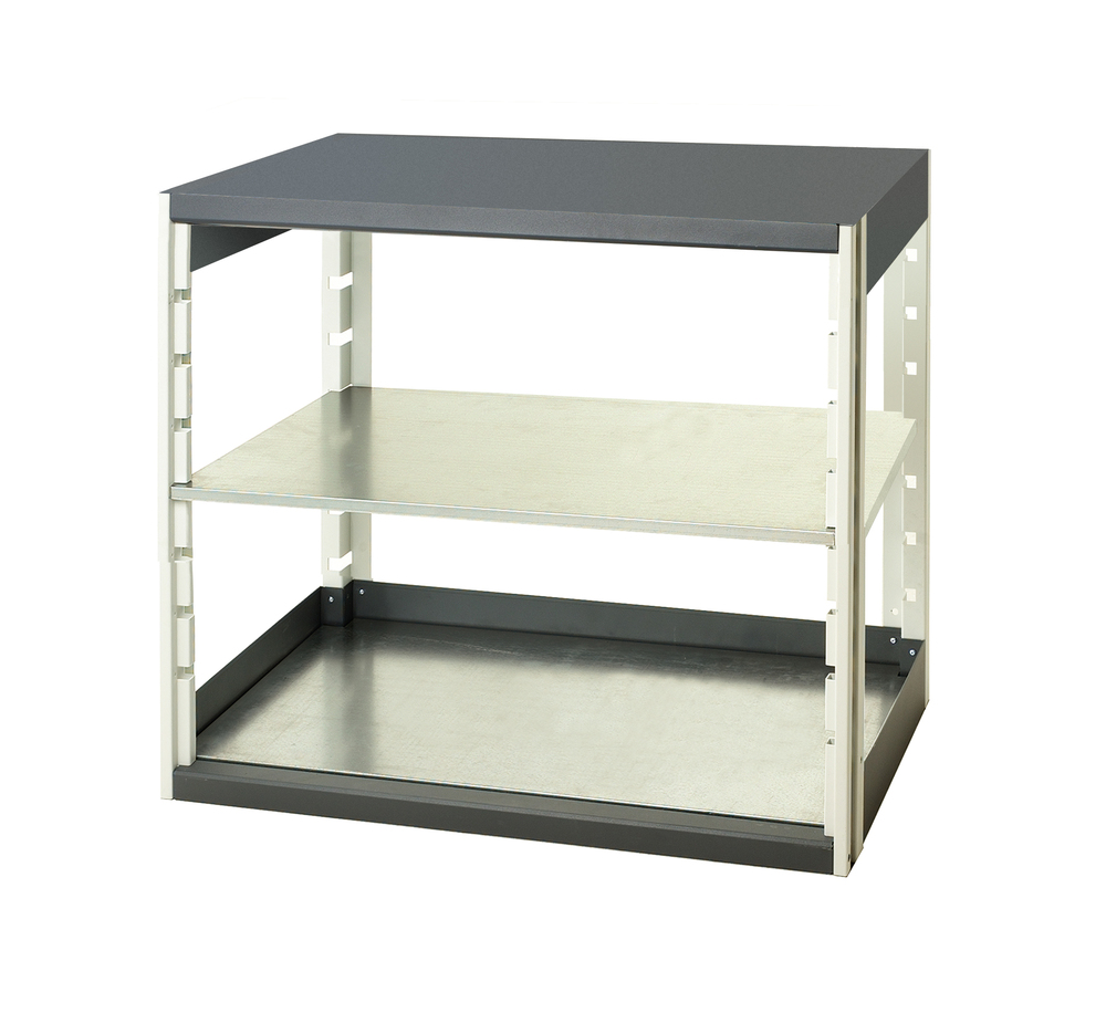 Rayonnage Cubio 10510 – 2 Tablettes – Acier Galvanisé – L 1050 x P 525 x H 1000 mm 1