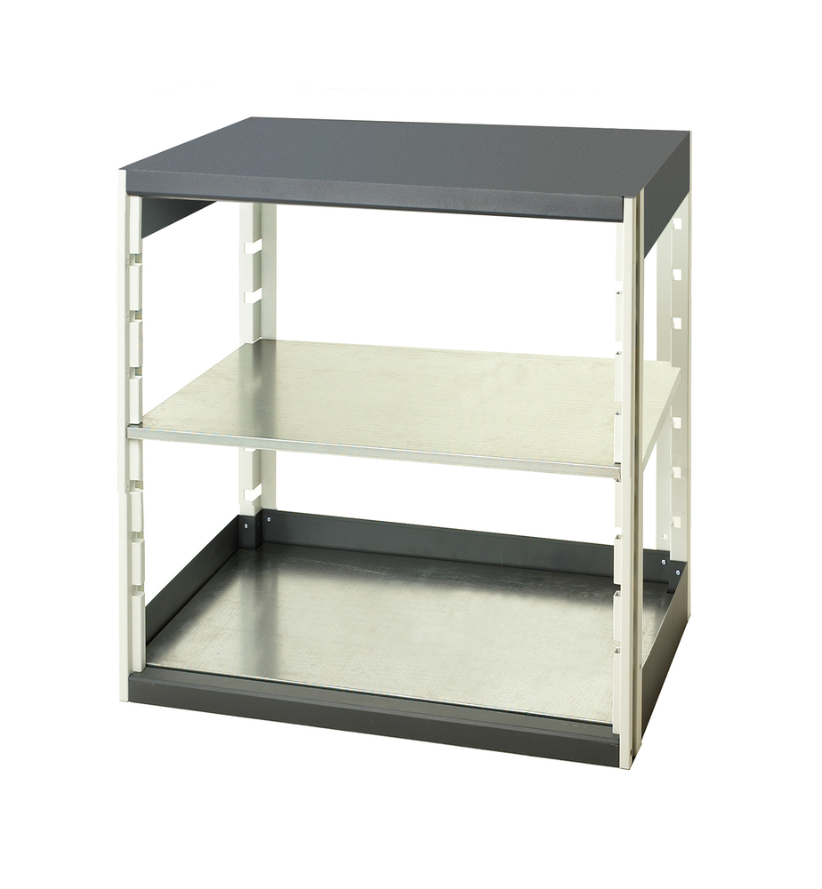 Rayonnage Cubio 8610 – Baie avec 2 tablettes en acier – 800x650x1000 mm 1