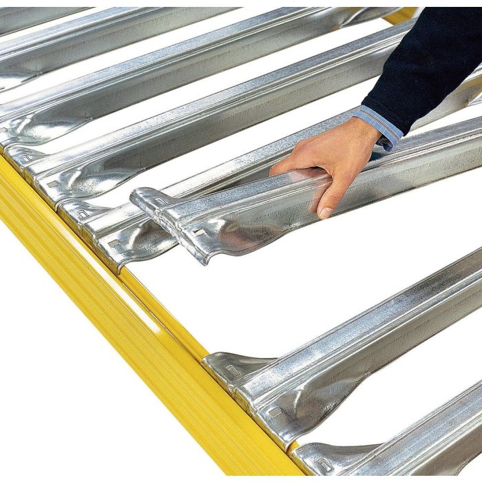 Platelage métallique claire-voie pour rack Palstar – 3600 x 800 mm – 22 rompus galvanisés 2
