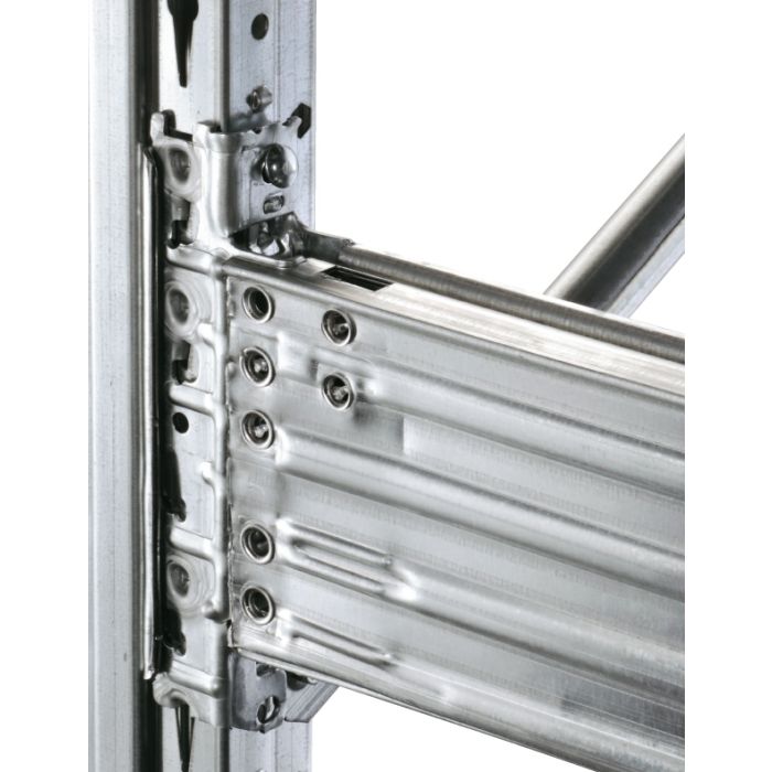 Paire de lisses galva Palstar 2700 mm – Section 140 x 45 mm – Charge maxi 3400 kg 1