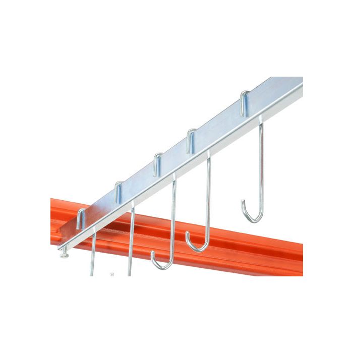 Lot de 10 crochets en fil pour rack GV4 – H.130 mm – Crochet pour tube penderie entre longerons 1