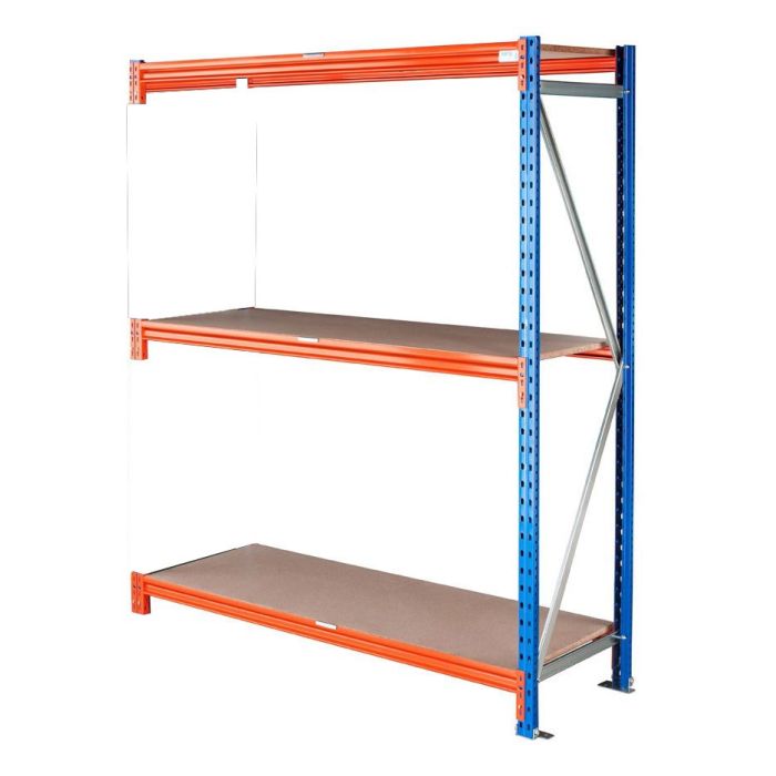 Kit suivant rayonnage GV4 – 3 niveaux L.1350 x P.600 x H.2500 mm – charge 800 kg par niveau 1