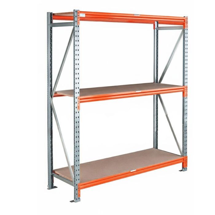 Rayonnage mi-lourd GV4 – L.2400 x P.1000 x H.3000 mm – Charge 505 kg par niveau 1