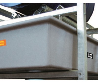 Support de fût type rayonnage lourd 800 – Acier galvanisé – Charge 450 kg par niveau – Bac de rétention 220 litres 4