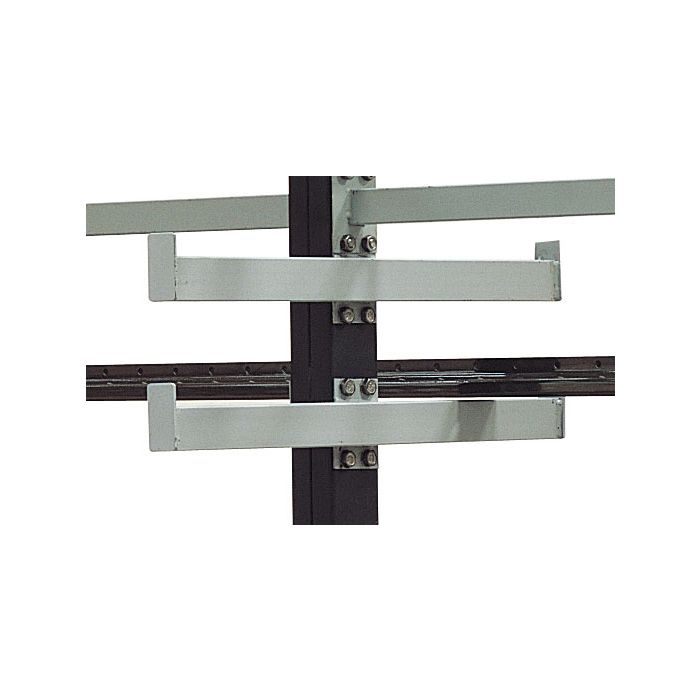 Paire de bras double face L.350 mm pour rayonnage Cantilever – Charge maxi 400 kg par face – Bras réglables en hauteur 1
