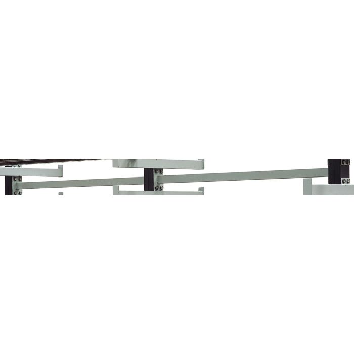 Traverse L.1300 mm pour rayonnage porte-barres horizontal – fixation 4 boulons 14 mm – gris 1